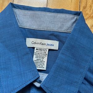 NWT Calvin Klein Boys Dress Shirt